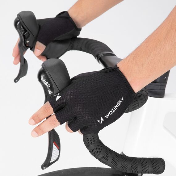 Wozinsky WRR-01M cycling gloves size M - black