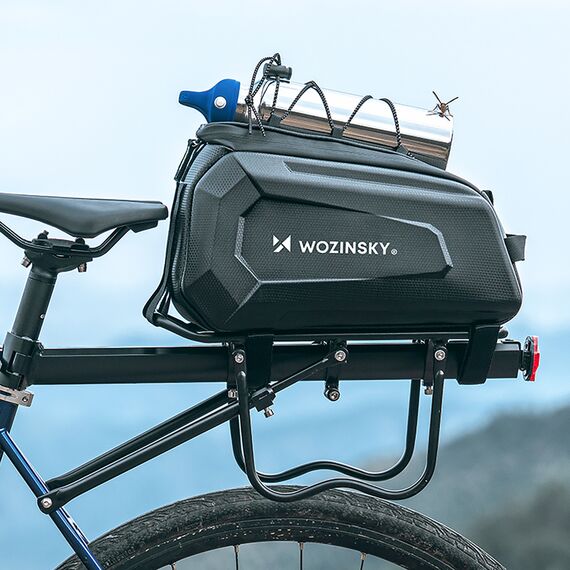 Wozinsky WSR-01B Bicycle Pannier for Trunk 9l - Black - Bicycle - Sports & Fitness - Techbox