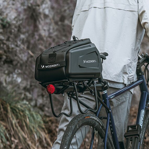 Wozinsky WSR-01B Bicycle Pannier for Trunk 9l - Black - Bicycle - Sports & Fitness - Techbox