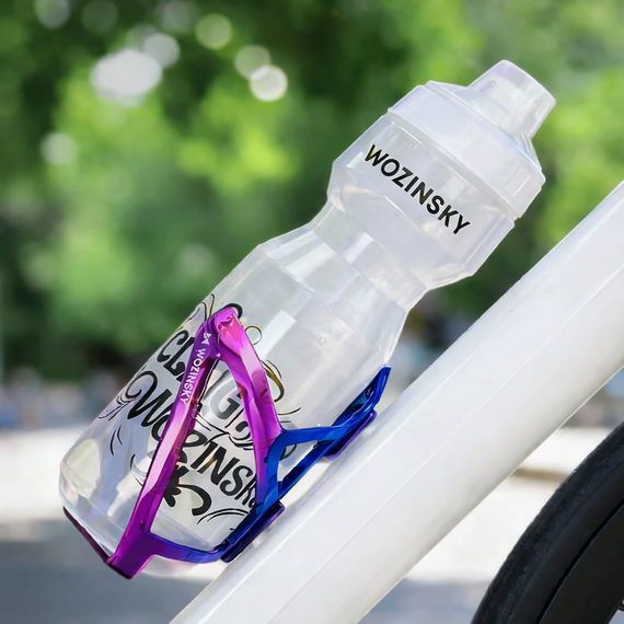 Wozinsky WUR-01BP Bike Bottle Holder Basket - Blue and Purple | Techbox