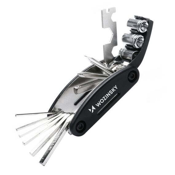 Wozinsky WWZ-01N 16-in-1 Multifunctional Bicycle Repair Tool Set - Black - Bicycle - Sports & Fitness - Techbox