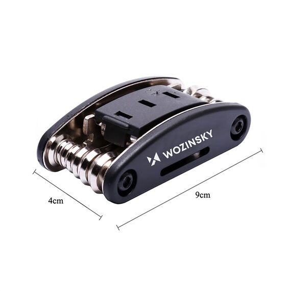 Wozinsky WWZ-01N 16-in-1 Multifunctional Bicycle Repair Tool Set - Black - Bicycle - Sports & Fitness - Techbox