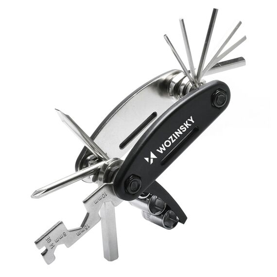 Wozinsky WWZ-01N 16-in-1 Multifunctional Bicycle Repair Tool Set - Black - Bicycle - Sports & Fitness - Techbox