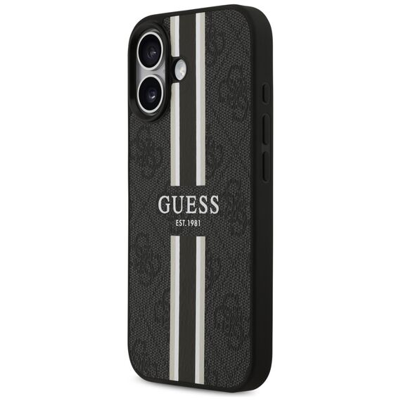 Guess 4G Printed Stripes MagSafe case for iPhone 17 - black - Uncategorized Cases (2) - Cases - Techbox