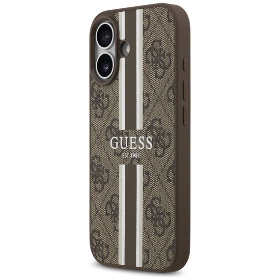 Guess 4G Printed Stripes MagSafe case for iPhone 17 - brown | Techbox