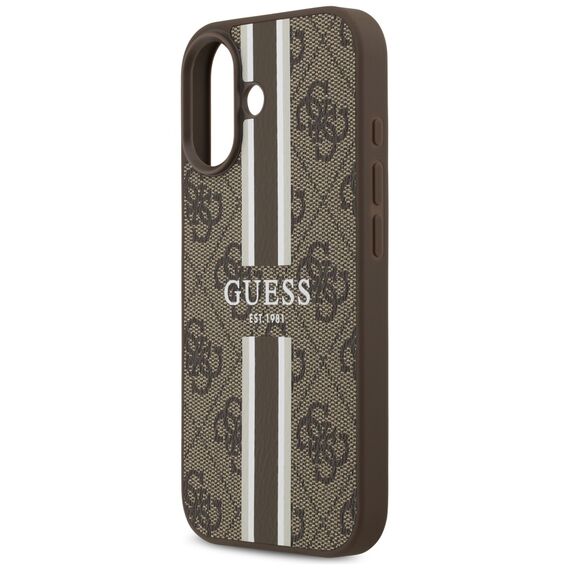 Guess 4G Printed Stripes MagSafe case for iPhone 17 - brown | Techbox