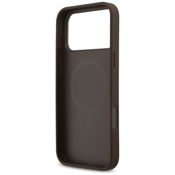 Guess 4G Printed Stripes MagSafe case for iPhone 17 Pro Max - brown - Uncategorized Cases (2) - Cases - Techbox
