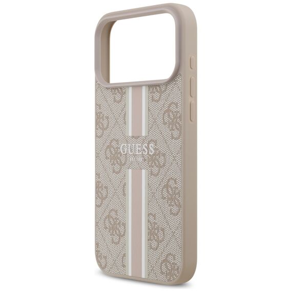 Guess 4G Printed Stripes MagSafe case for iPhone 17 Pro Max - pink - Uncategorized Cases (2) - Cases - Techbox