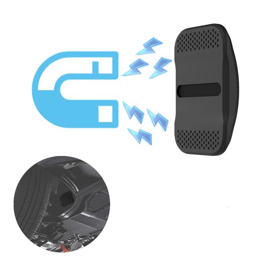 Magnetic case for AirTag - black | Techbox
