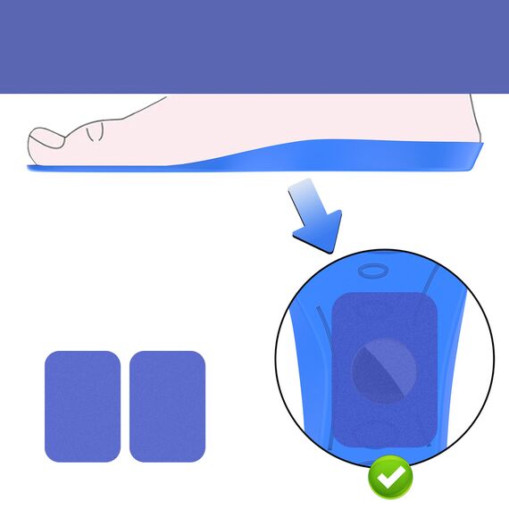 Shoe inserts - protective case for AirTag (175mm-190mm) - blue | Techbox