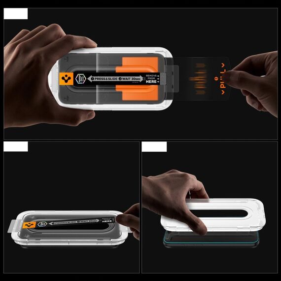 Spigen Glas.TR EZ Fit Pro Privacy Glass for iPhone 16 Pro / 17 / 17 Pro