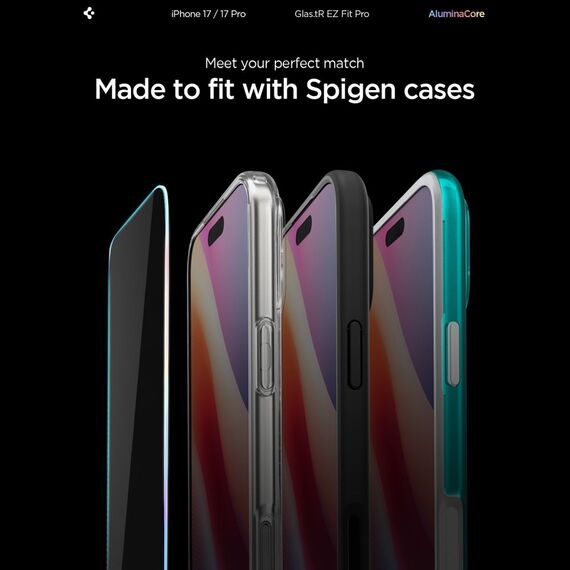 Spigen Glas.TR EZ Fit Pro Tempered Glass for iPhone 16 Pro / 17 / 17 Pro - Transparent - Uncategorized Screen Protection (2) - Screen & Camera Protection - Techbox