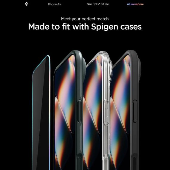 Spigen Glas.TR EZ Fit Pro Tempered Glass for iPhone 17 Air - Transparent - Uncategorized Screen Protection (2) - Screen & Camera Protection - Techbox