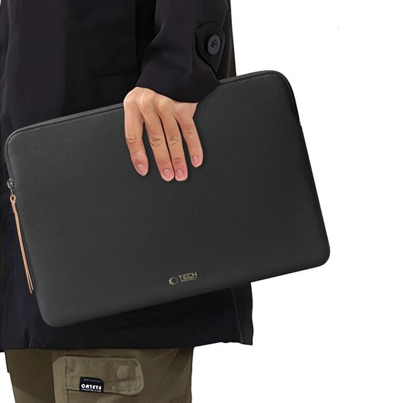 Tech-Protect Fleece Laptop Bag 13-14 - Black | Techbox