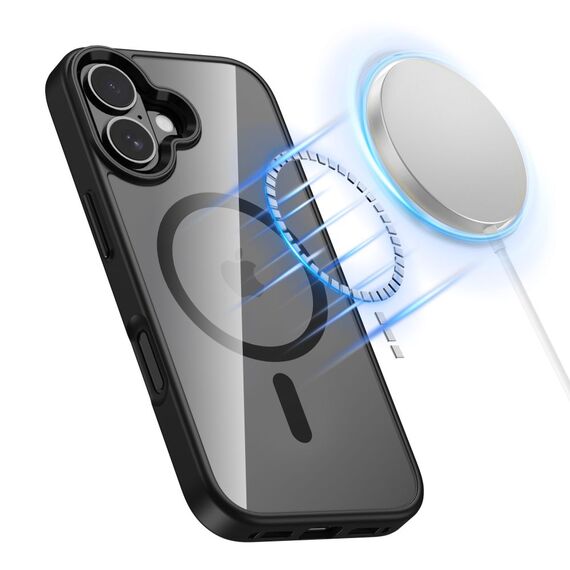 Tech-Protect MagMat MagSafe Case for iPhone 17 - Clear Black | Techbox