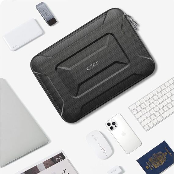 Tech-Protect Ranger-X Tactical Laptop Case for 13-14" - Black | Techbox