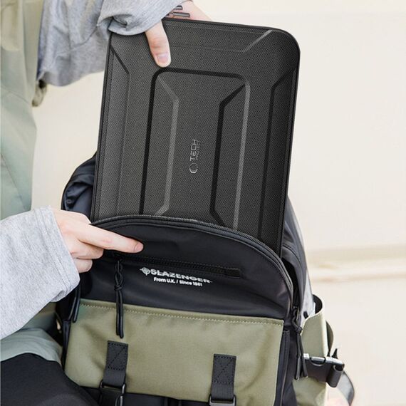 Tech-Protect Ranger-X Tactical Laptop Case for 13-14" - Black | Techbox