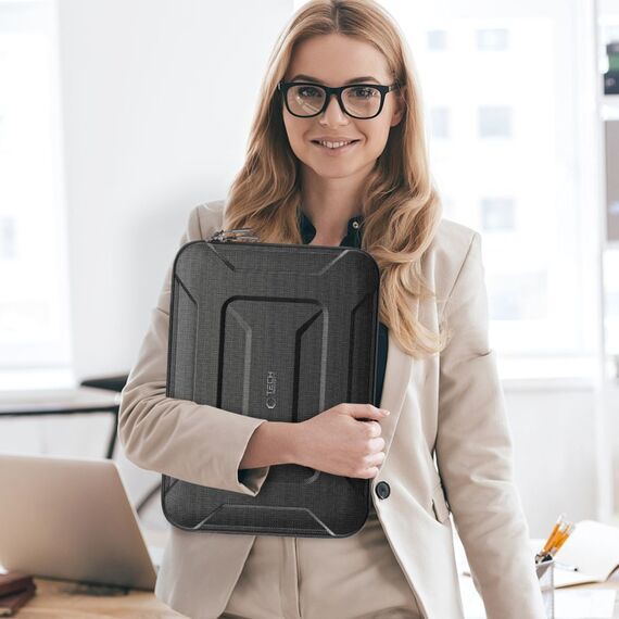 Tech-Protect Ranger-X Tactical Laptop Case for 13-14" - Black | Techbox