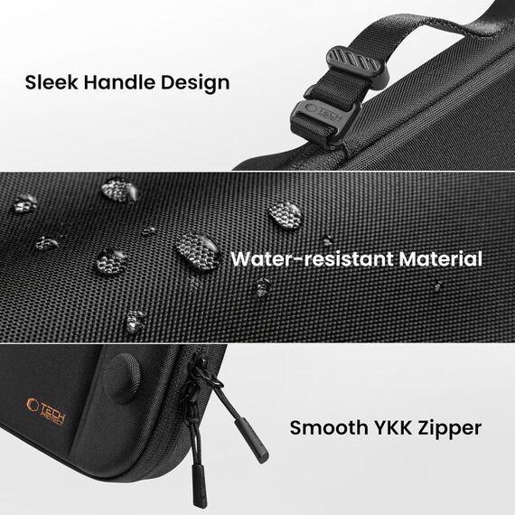 Tech-Protect Slim Pouch for Nintendo Switch 2 - Black