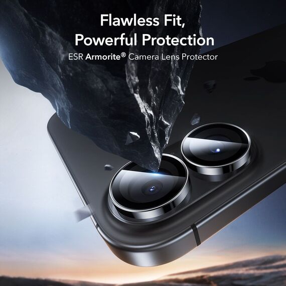 ESR Armorite Camera Cover for iPhone 16 / 16 Plus / 17 - Black | Techbox
