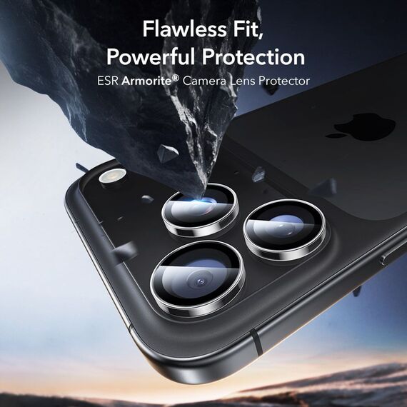 ESR Armorite Camera Protector for iPhone 14 Pro / Pro Max / 15 Pro / Pro Max / 16 Pro / Pro Max / 17 Pro / Pro Max - Clear