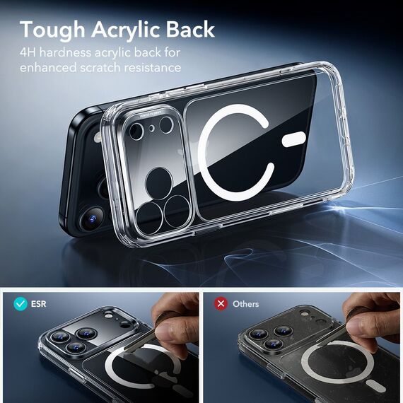 ESR Classic Hybrid MagSafe + Tempered Glass Set for iPhone 17 Pro - Clear | Techbox