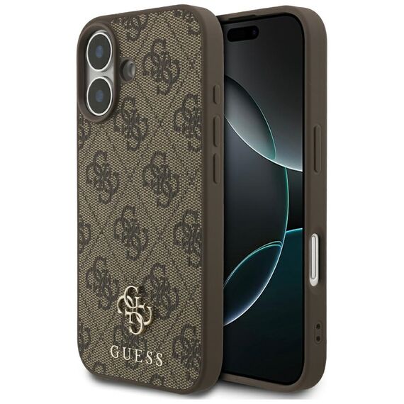 Guess 4G Small Classic Logo MagSafe Case for iPhone 17 - Brown - Uncategorized Cases (2) - Cases - Techbox