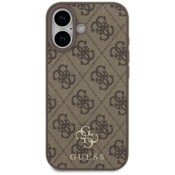 Guess 4G Small Classic Logo MagSafe Case for iPhone 17 - Brown - Uncategorized Cases (2) - Cases - Techbox