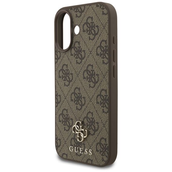 Guess 4G Small Classic Logo MagSafe Case for iPhone 17 - Brown - Uncategorized Cases (2) - Cases - Techbox