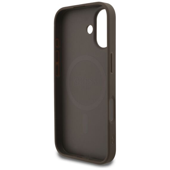 Guess 4G Small Classic Logo MagSafe Case for iPhone 17 - Brown - Uncategorized Cases (2) - Cases - Techbox