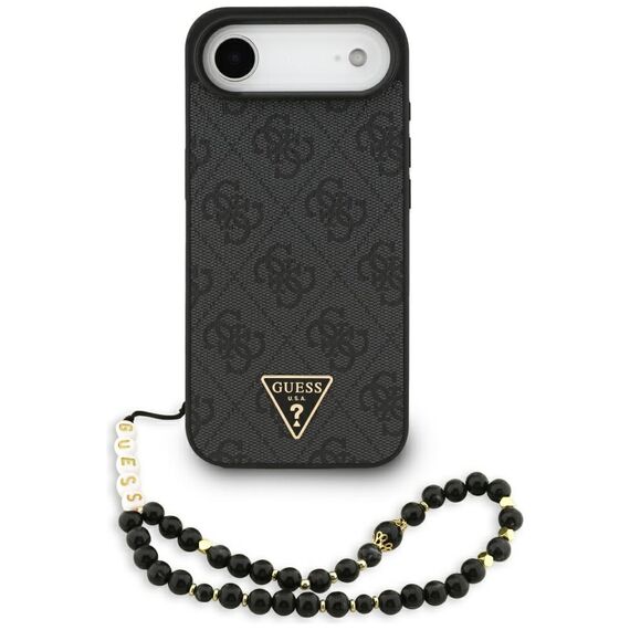 Guess 4G Strap Triangle Logo MagSafe Case for iPhone 17 Air - Black - Uncategorized Cases (2) - Cases - Techbox