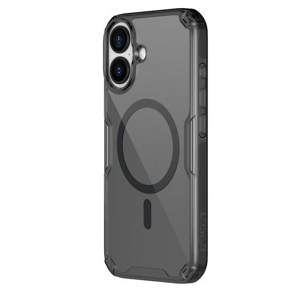 Nillkin Nature TPU Pro Magnetic Case Compatible with MagSafe for iPhone 17 - Translucent Black | Techbox