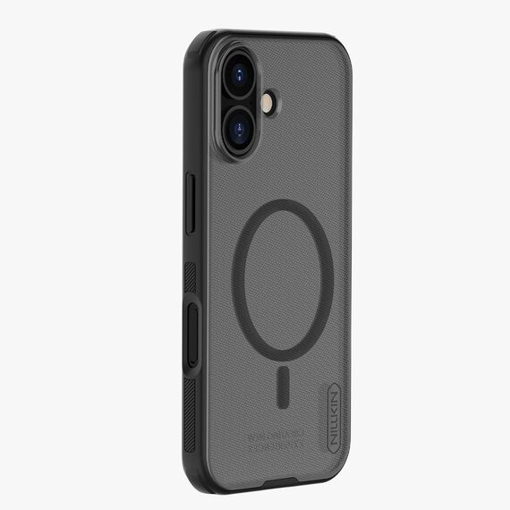 Nillkin Super Frosted Shield Pro Magnetic Case Compatible with MagSafe for iPhone 17 - Translucent Black | Techbox