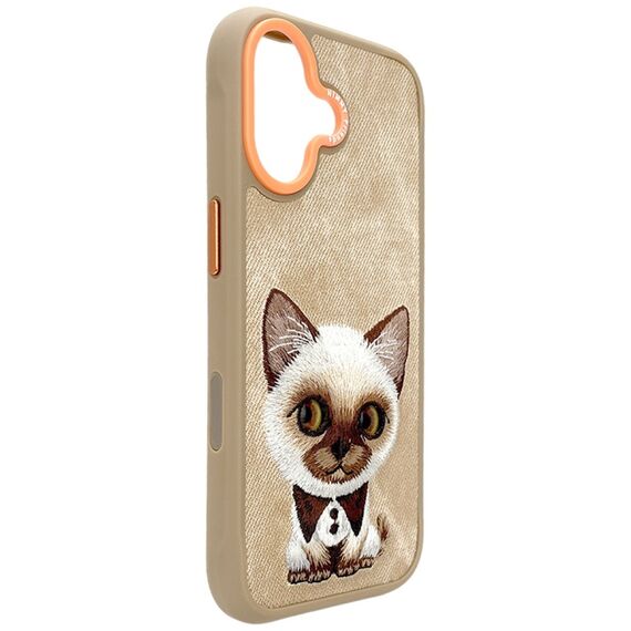 Nimmy Big Eyed Pet 2.0 Cat case for iPhone 17 - beige | Techbox