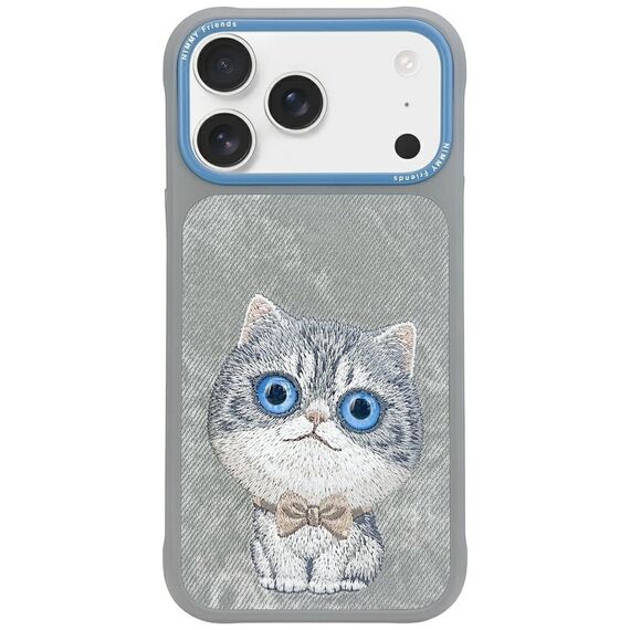Nimmy Big Eyed Pet 2.0 Cat Case for iPhone 17 Pro Max - Gray - Apple Cases - Cases - Techbox