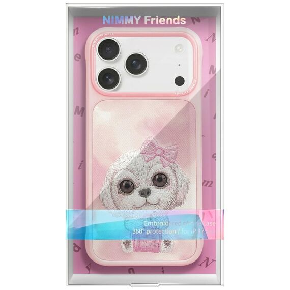 Nimmy Big Eyed Pet 2.0 Dog Case for iPhone 17 Pro Max - Pink - Apple Cases - Cases - Techbox