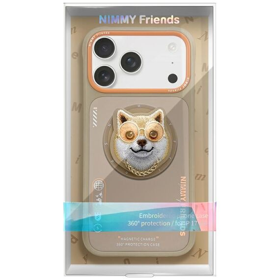 Nimmy Glasses Cool nag MagSafe Case for iPhone 17 - Beige | Techbox