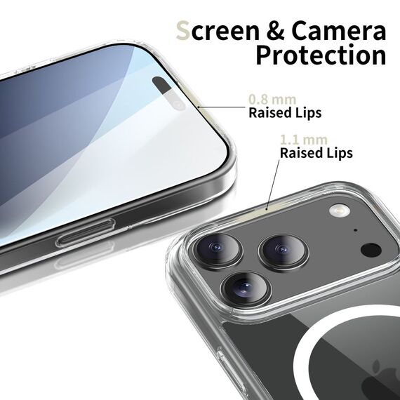 Tech-Protect FlexAir Hybrid MagSafe Case for iPhone 17 Pro Max - Clear - Apple Cases - Cases - Techbox