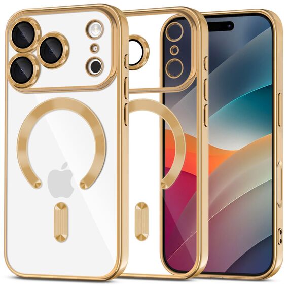 Tech-Protect MagFlex MagSafe Case for iPhone 17 Pro - Transparent Gold | Techbox