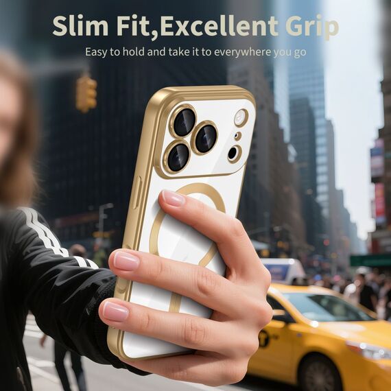 Tech-Protect MagFlex MagSafe Case for iPhone 17 Pro - Transparent Gold | Techbox