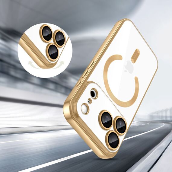 Tech-Protect MagFlex MagSafe Case for iPhone 17 Pro - Transparent Gold | Techbox