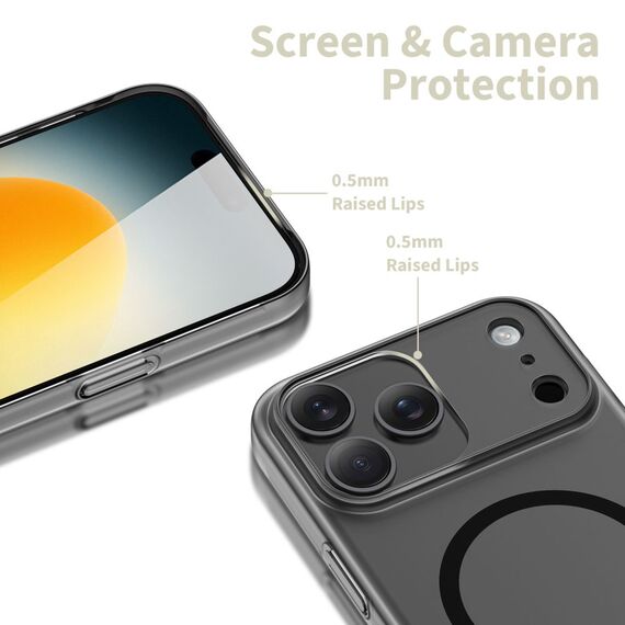 Tech-Protect MagSlim MagSafe case for iPhone 17 - matte black | Techbox