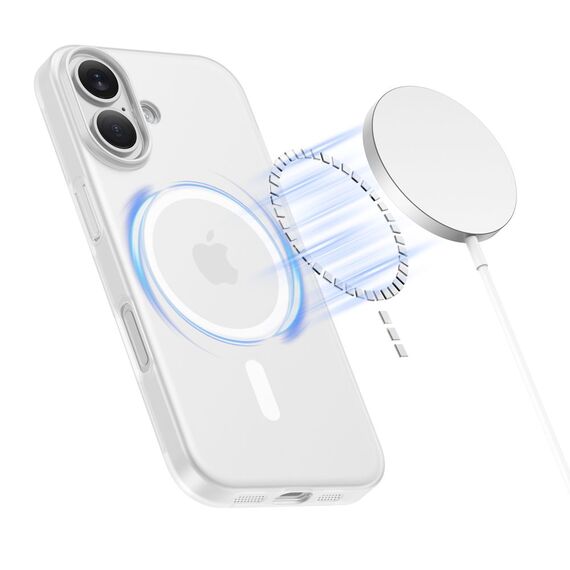 Tech-Protect MagSlim MagSafe case for iPhone 17 - matte white | Techbox