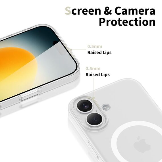 Tech-Protect MagSlim MagSafe case for iPhone 17 - matte white | Techbox