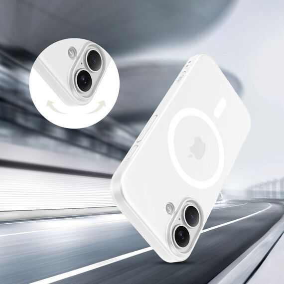 Tech-Protect MagSlim MagSafe case for iPhone 17 - matte white | Techbox