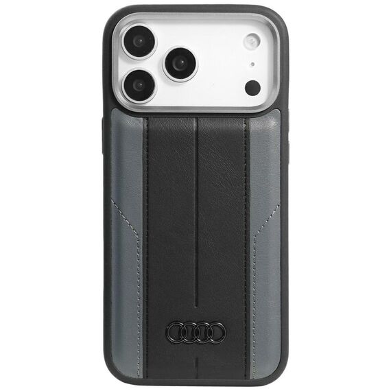 Audi A6 Synthetic Leather MagSafe Case for iPhone 17 Pro Max - Black - Apple Cases - Cases - Techbox