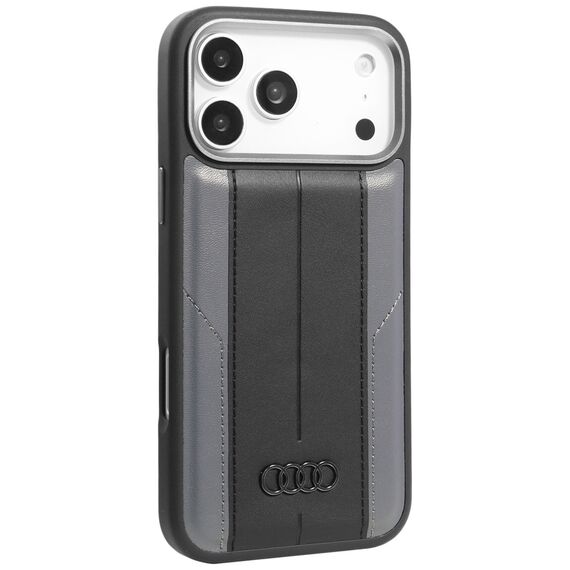 Audi A6 Synthetic Leather MagSafe Case for iPhone 17 Pro Max - Black - Apple Cases - Cases - Techbox