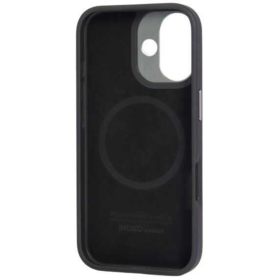 Audi R8 Genuine Leather MagSafe Case for iPhone 17 - Black and Red | Techbox