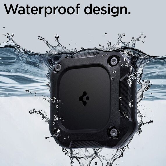 Spigen Tough Armor Case for AirTag 1/2 - Black - Uncategorized Cases (2) - Cases - Techbox