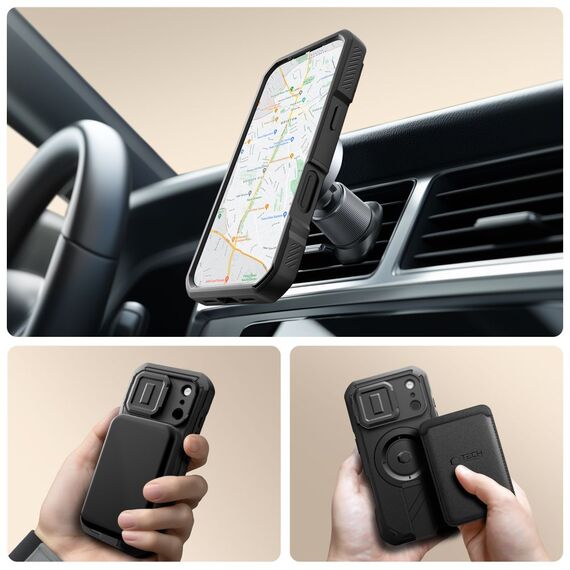 Tech-Protect Kevlar MagSafe Case for iPhone 17 Pro Max - Black | Techbox